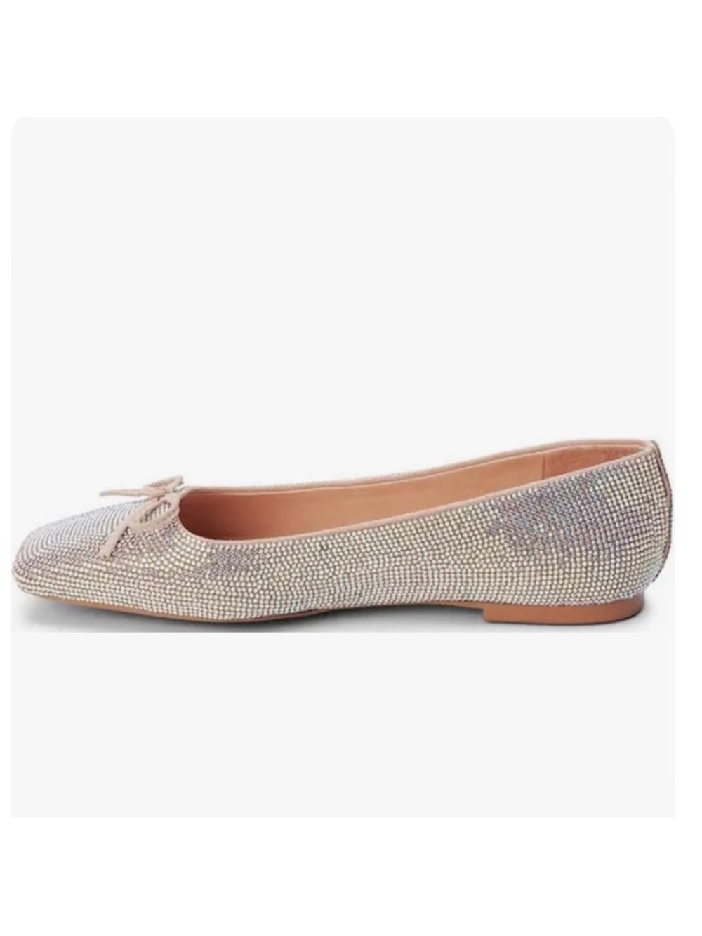 Matisse Roxy Rhinestone Square Toe Ballet Flats, Size 8.5 - Picture 2 of 12